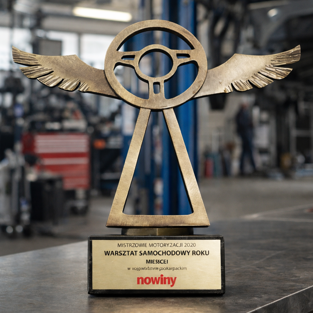 Statuetka - Warsztat Samochodowy Roku FHU Pit-Stop